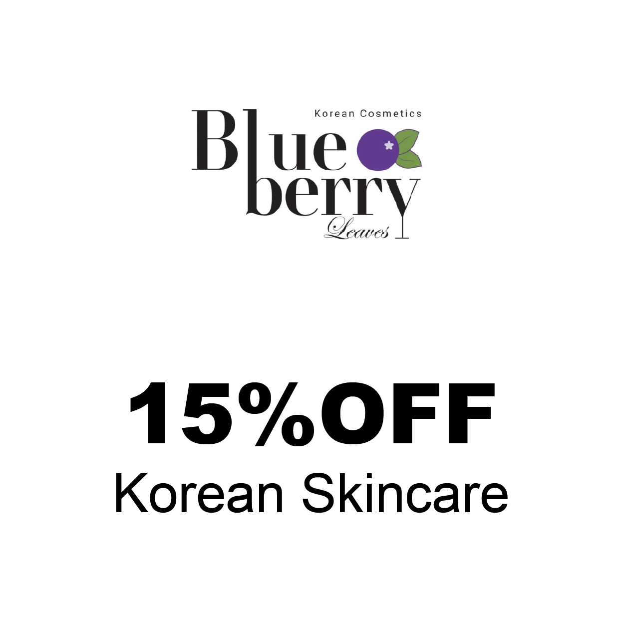 15% OFF Korean Skincare