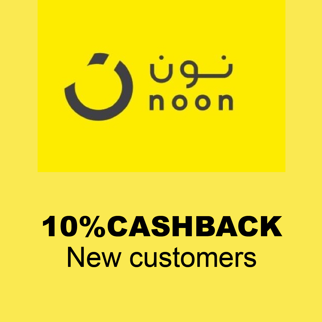 10% Cashback Noon